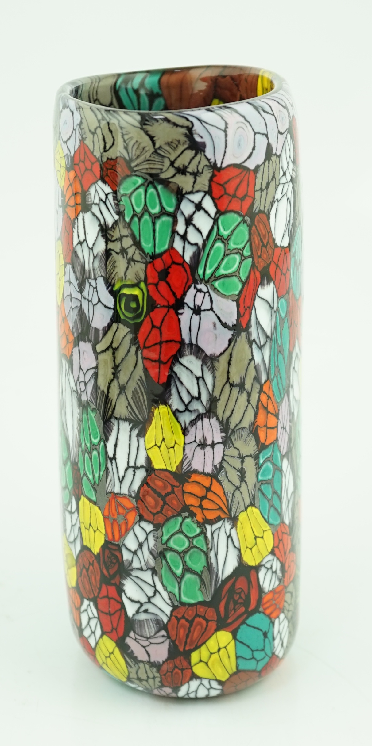 Vittorio Ferro (1932-2012), a Murano glass Murrine vase